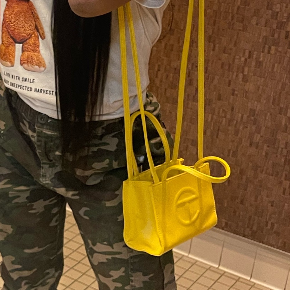 Yellow telfar bag small